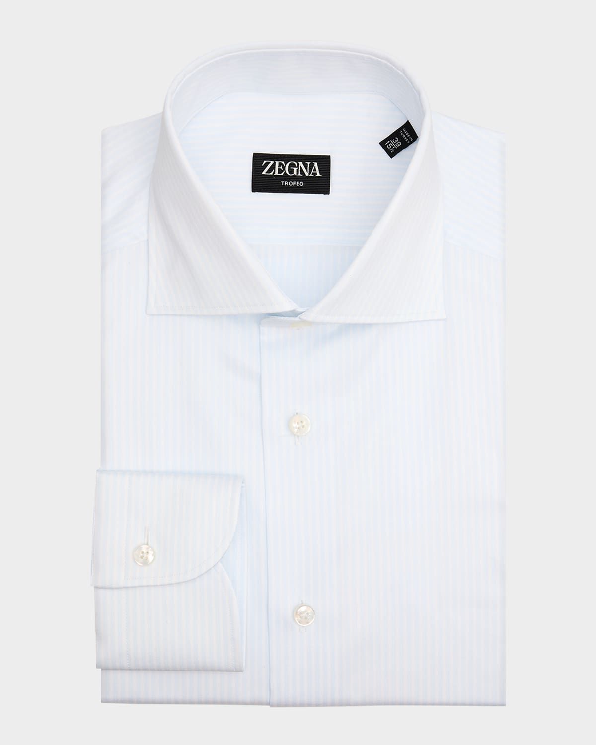 Men & apos;s Tonal Stripe Trofeo Cotton Dress Shirt