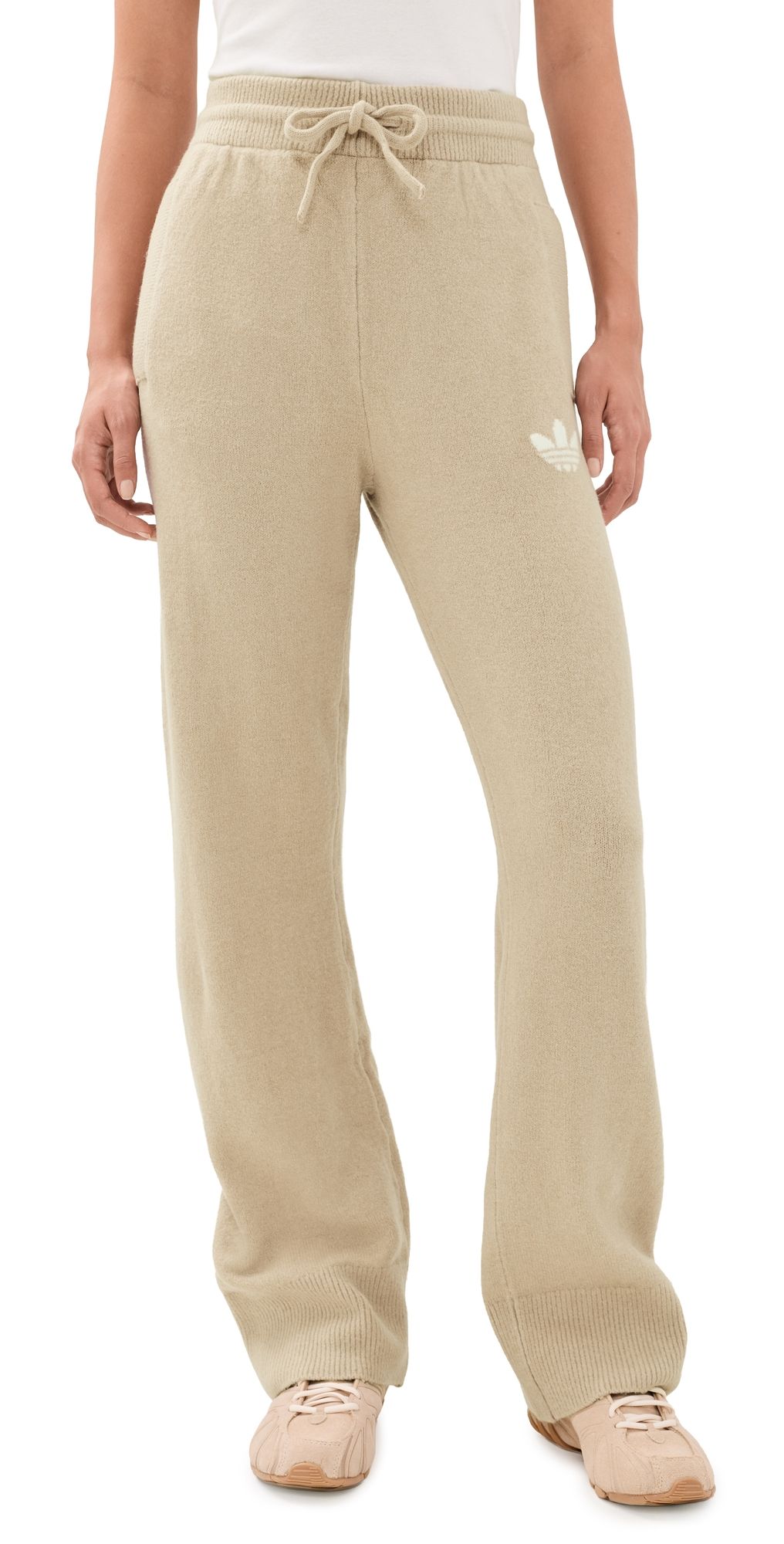 adidas Essentials Knit Pants Khaki Three L