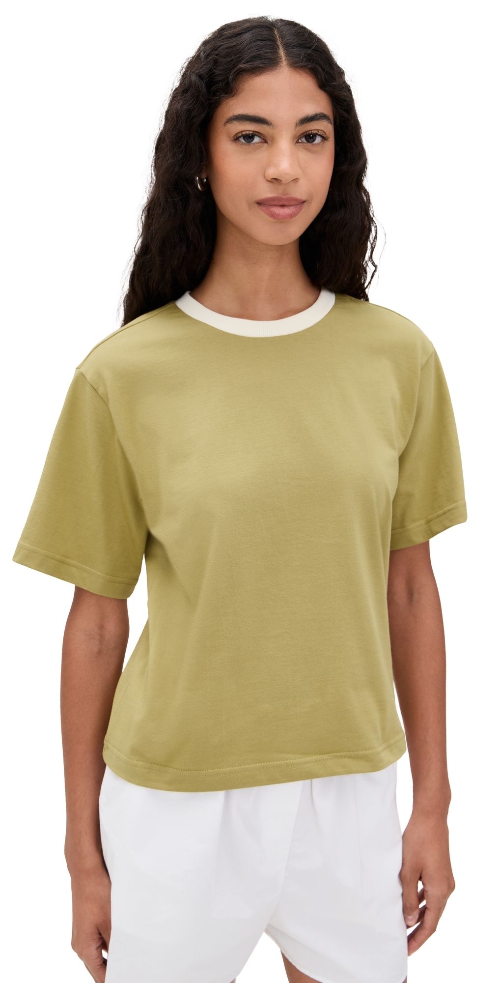 LE BOP Rory Ringer Tee Ivory L