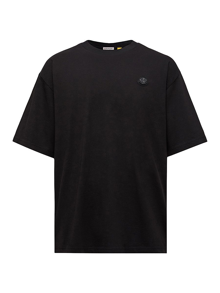 Men's Moncler x A$AP Rocky Crew Neck T-Shirts in Cotton - Black - Size XL