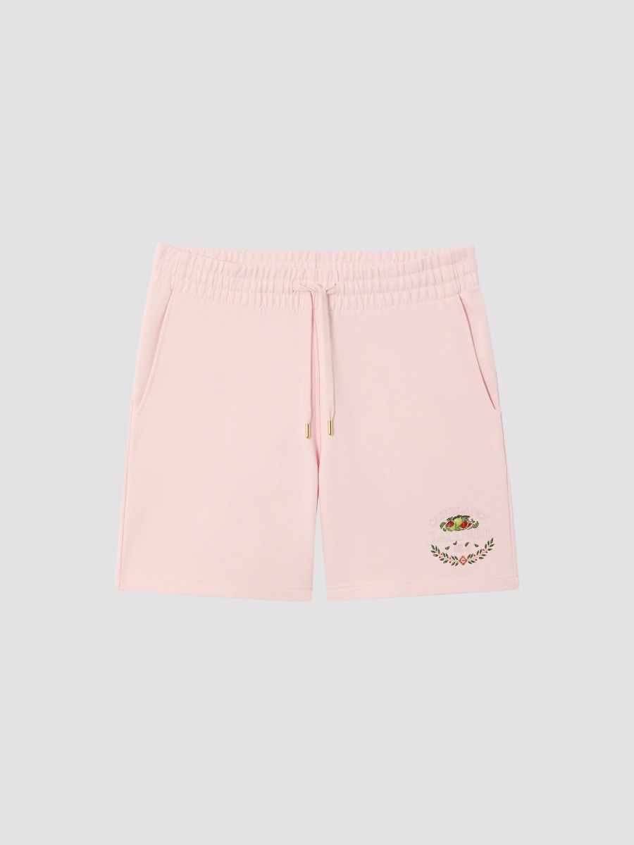 Casablanca Men's Casablanca x Ladurée Cotton Drawstring Shorts - Pink - Size XXL