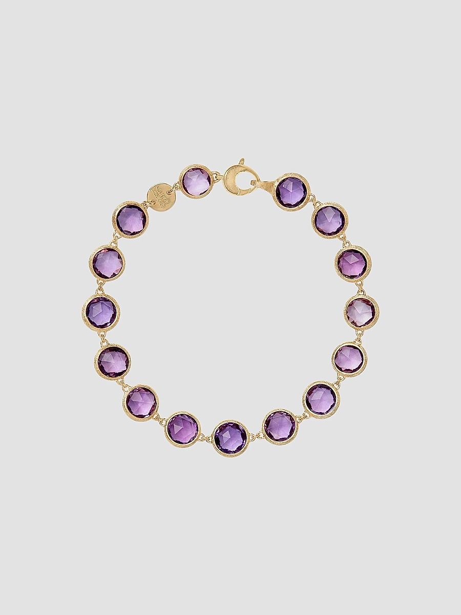 Marco Bicego Women's Jaipur Color 18K Yellow Gold & Amethyst Bracelet - Yellow Gold