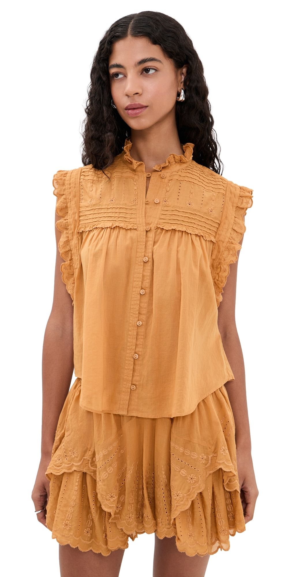 Isabel Marant Étoile Dersia Top Caramel 44