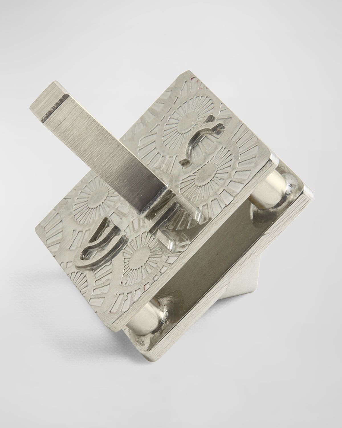 Lil & apos; Spinner Pewter Hanukkah Dreidel by Joy Stember