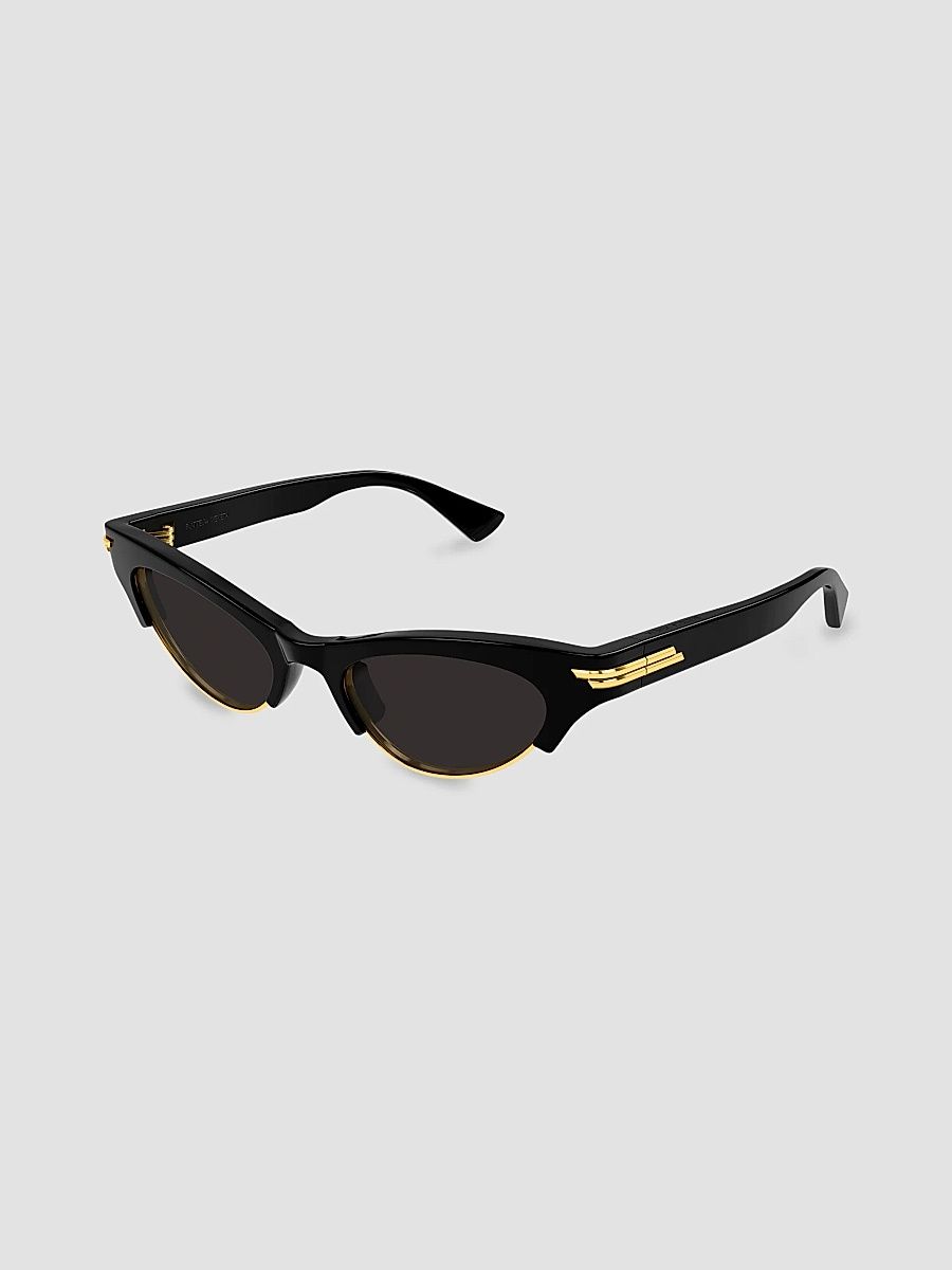 Women's Bold Ribbon 52MM Cat-Eye Sunglasses - Black
