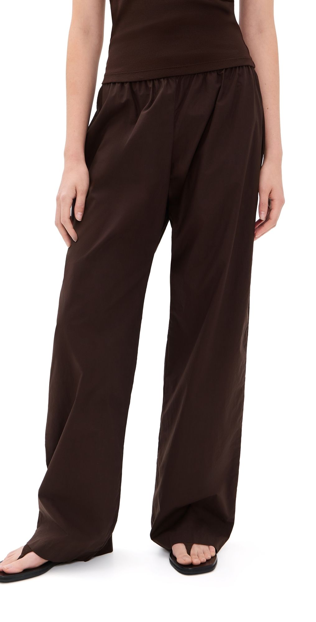 DONNI. The Pop Simple Pants Espresso S