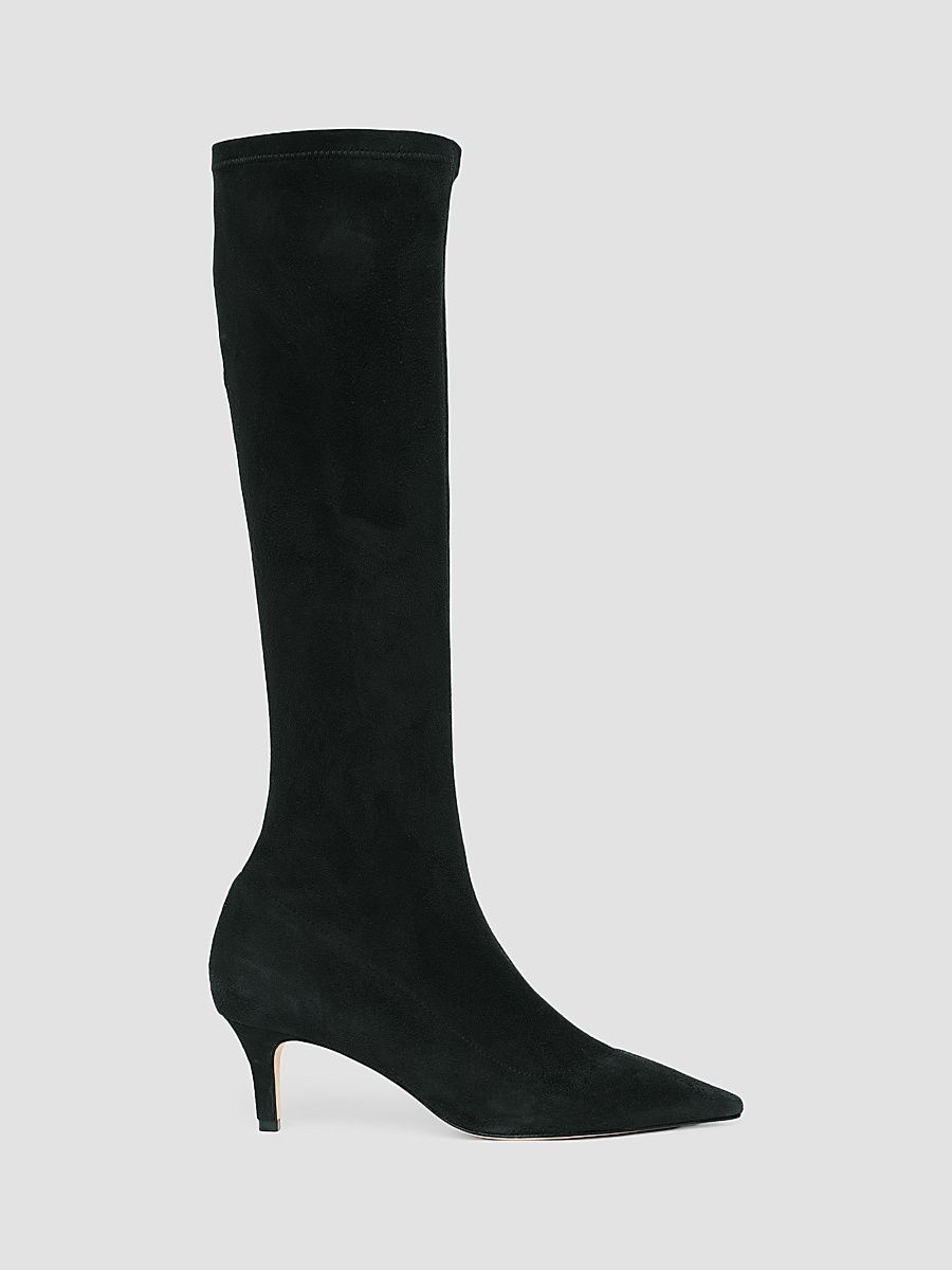 Women's Resort Jade 65MM Suede Boots - Black - Size 11
