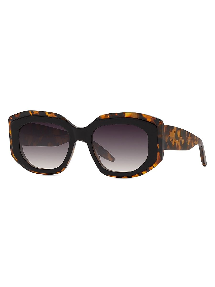 Women's Crescendo 50.5MM Square Sunglasses - Black