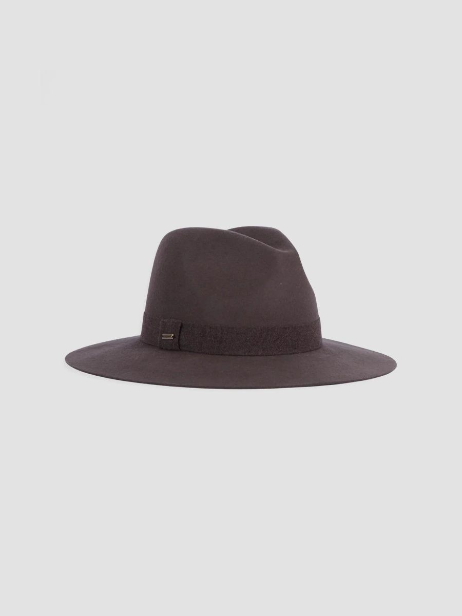 Eugenia Kim Women's Georgina Packable Wool Fedora - Chocolate