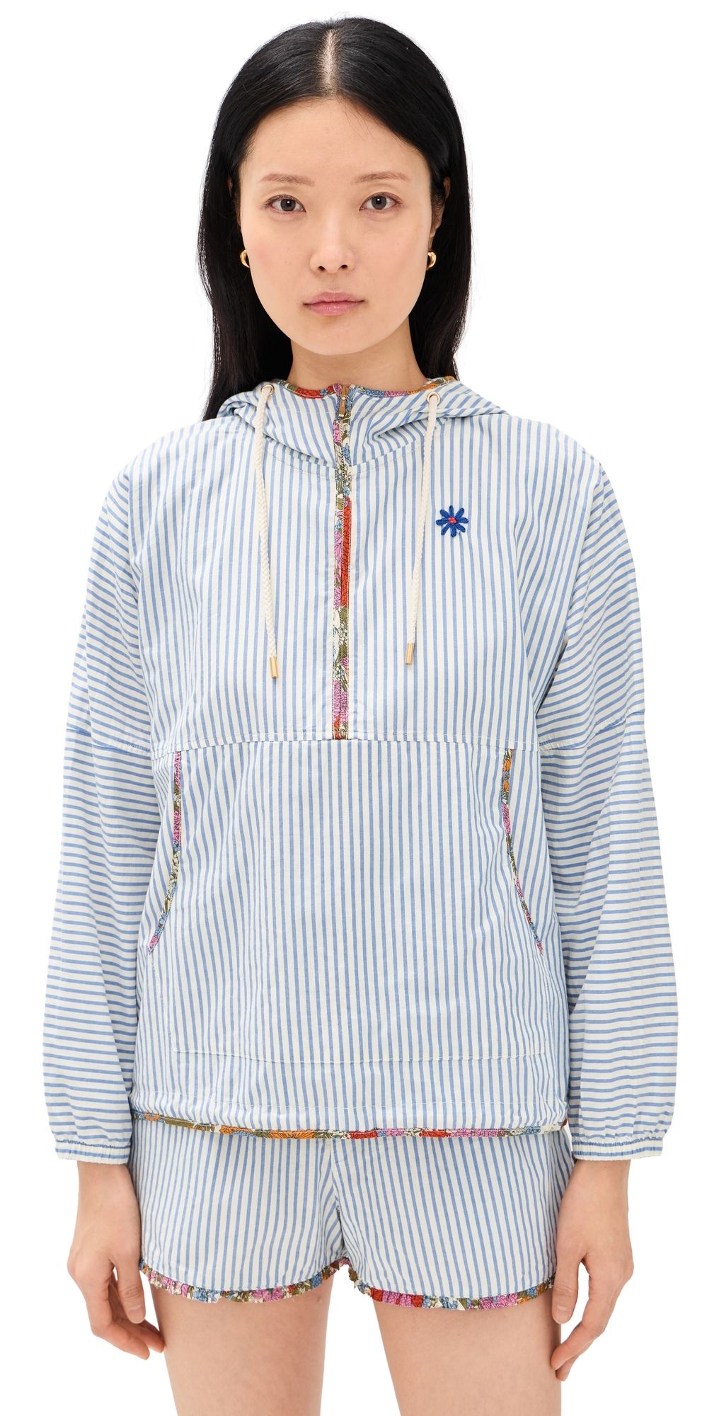 Birds of Paradis Andi Windbreaker Seaside Stripe Seaside Stripe L