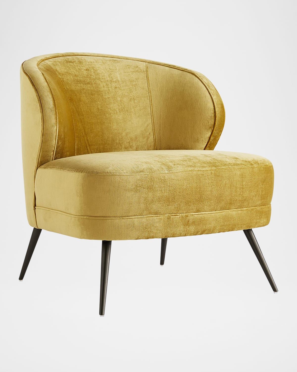 Kitts Velvet Accent Chair