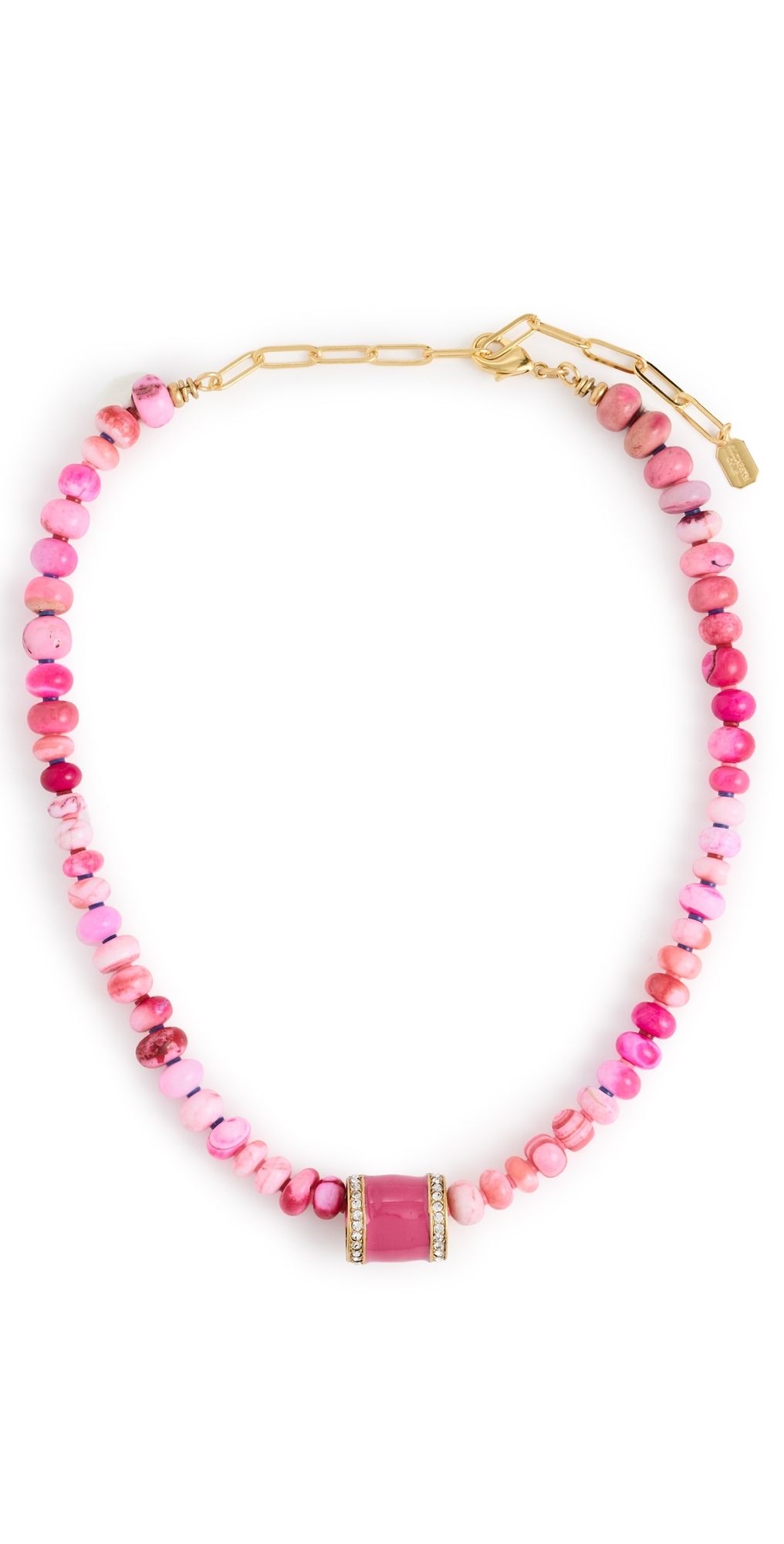Elizabeth Cole Chroma Necklace Electric Pink One Size