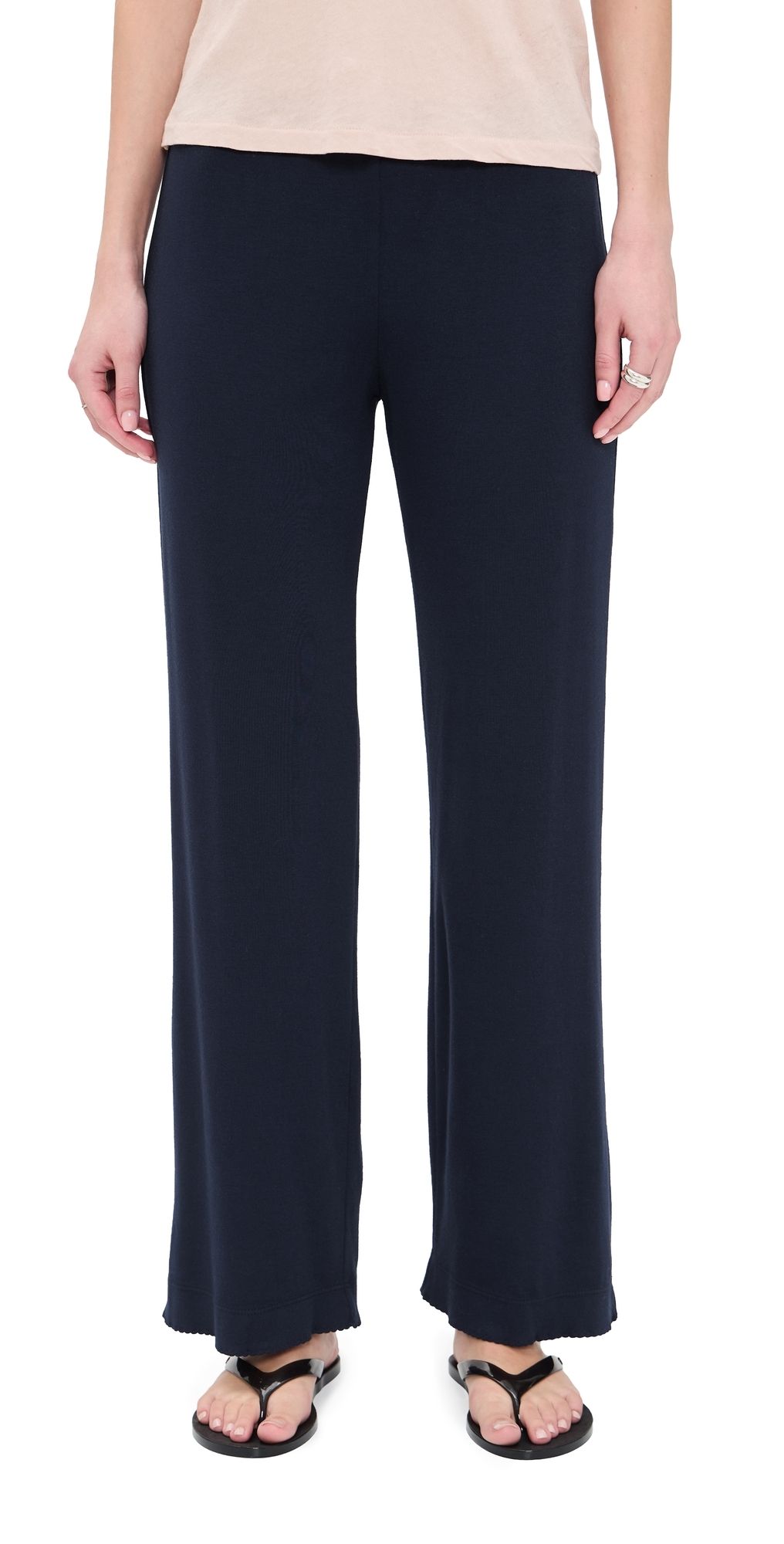 DONNI. The Baby Scallop Sweatpants Navy M