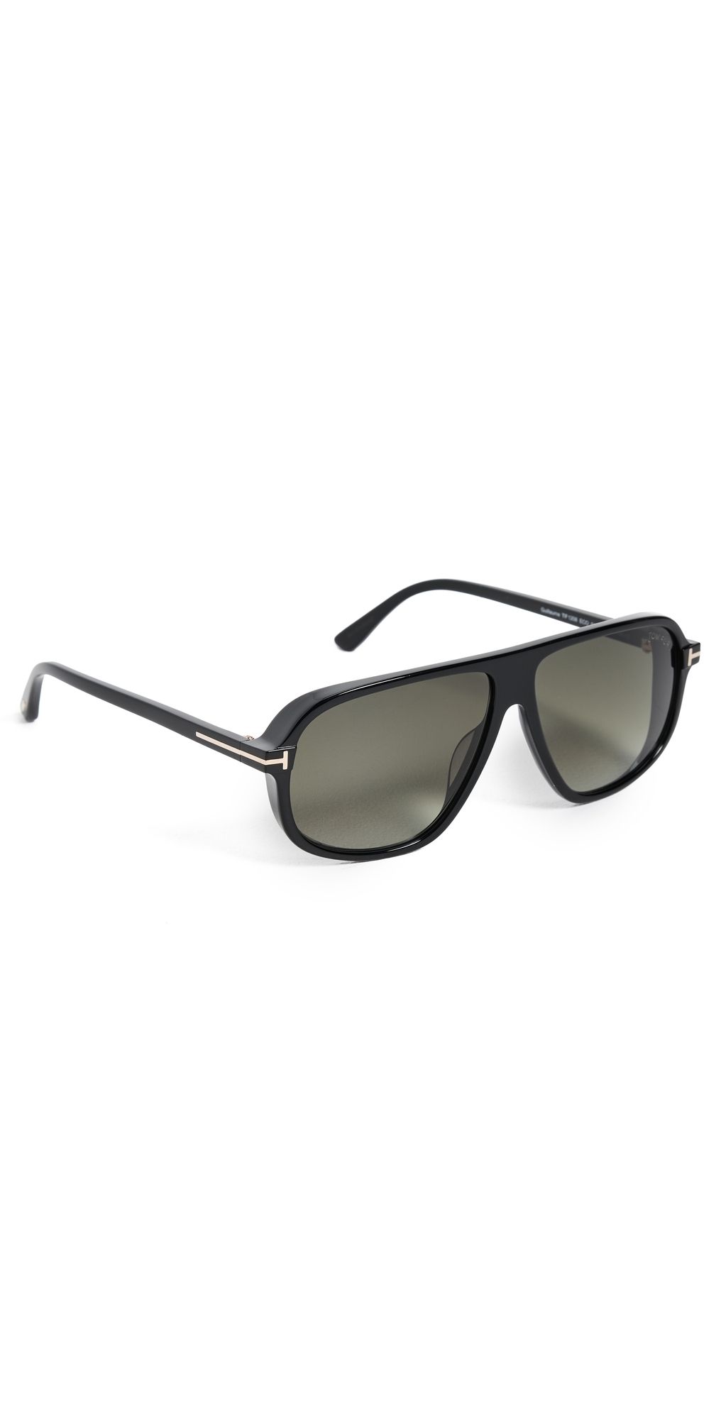 Tom Ford Guillaume Sunglasses Shiny Black/Gradient Smoke One Size