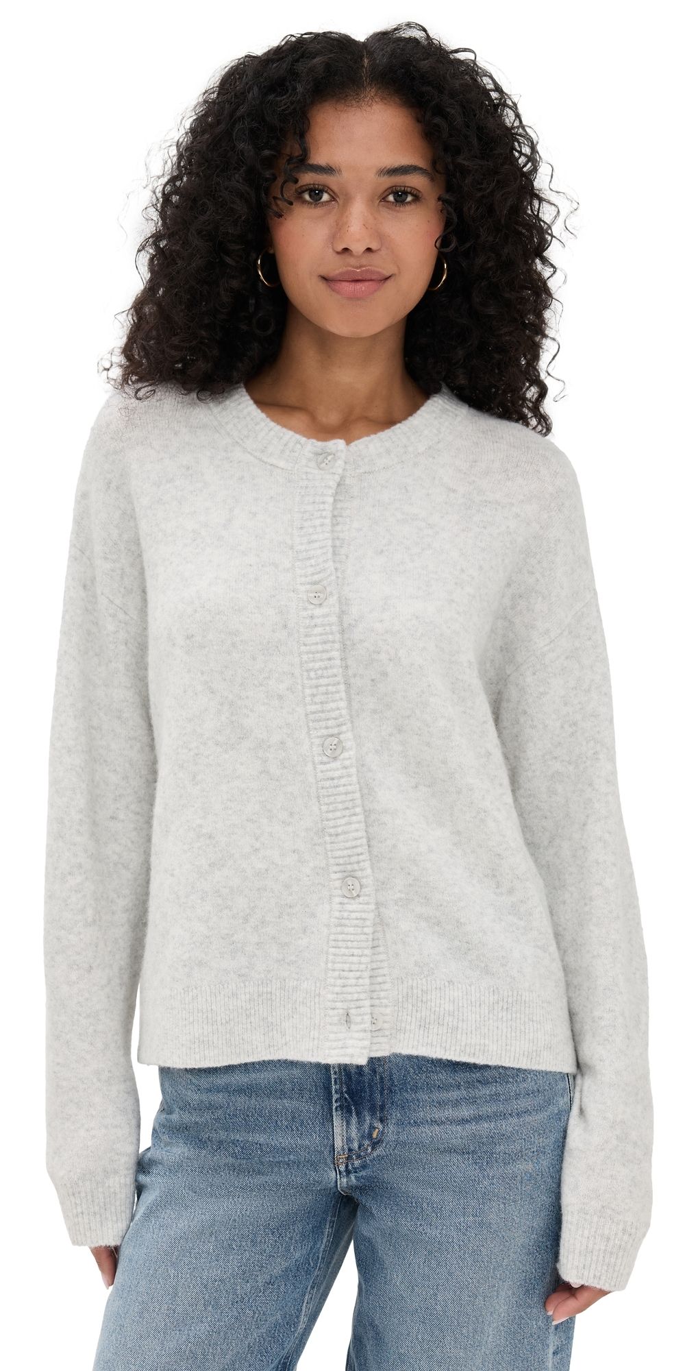 American Vintage Damsville Cardigan Gris Chine M/L