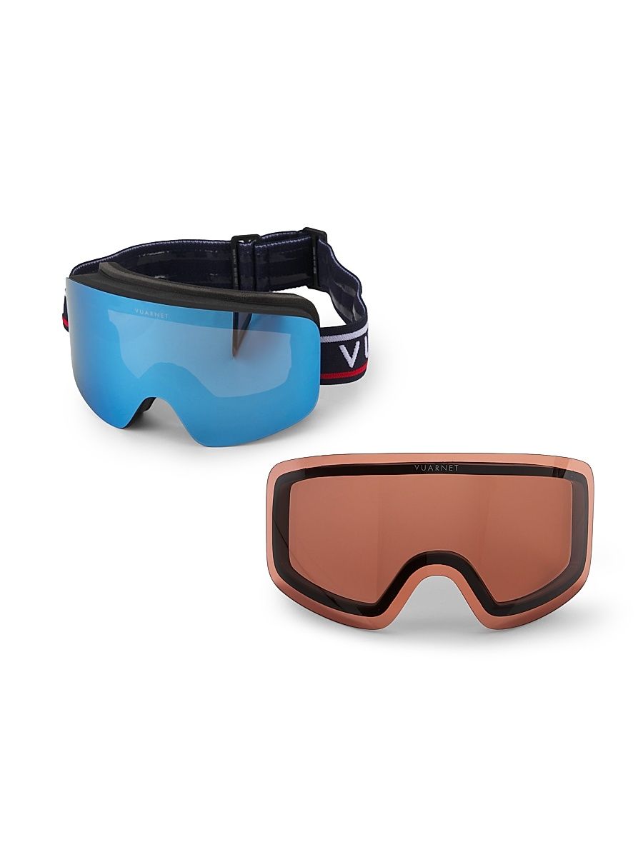 Men's Cervin Ski Goggles - Matte Black Gradient Blue