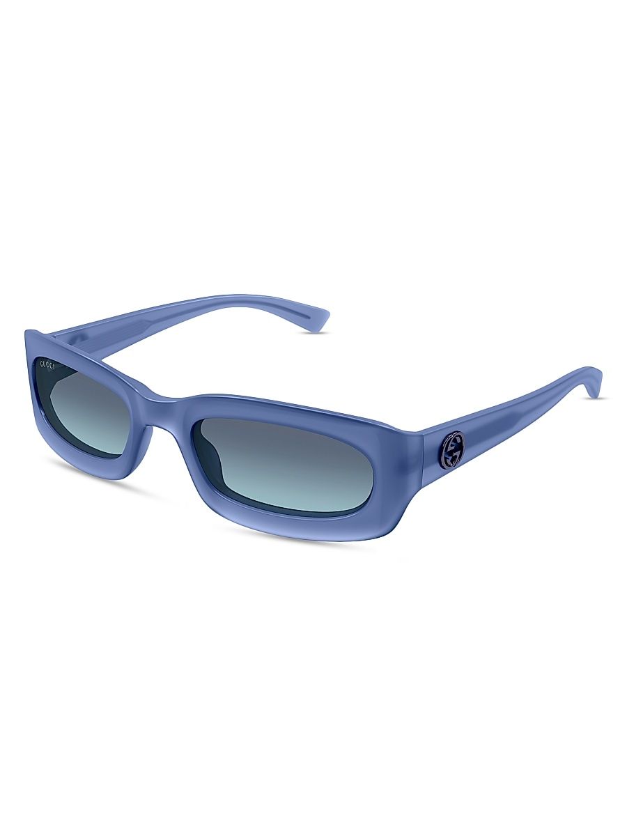 Men's Frozen 54MM Oval Sunglasses - Blue