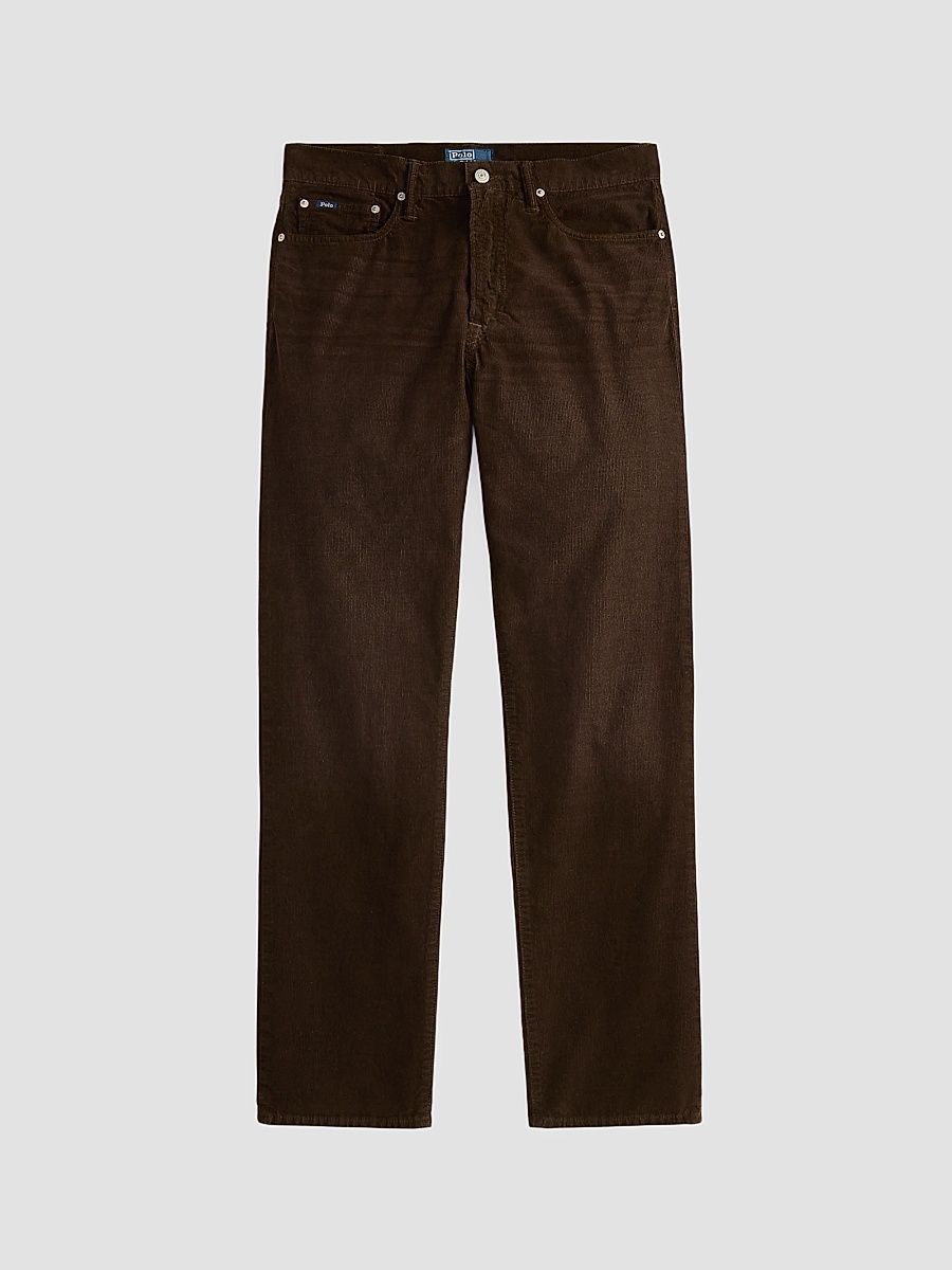Men's Straight-Fit Corduroy Pants - Dark Beech - Size 40