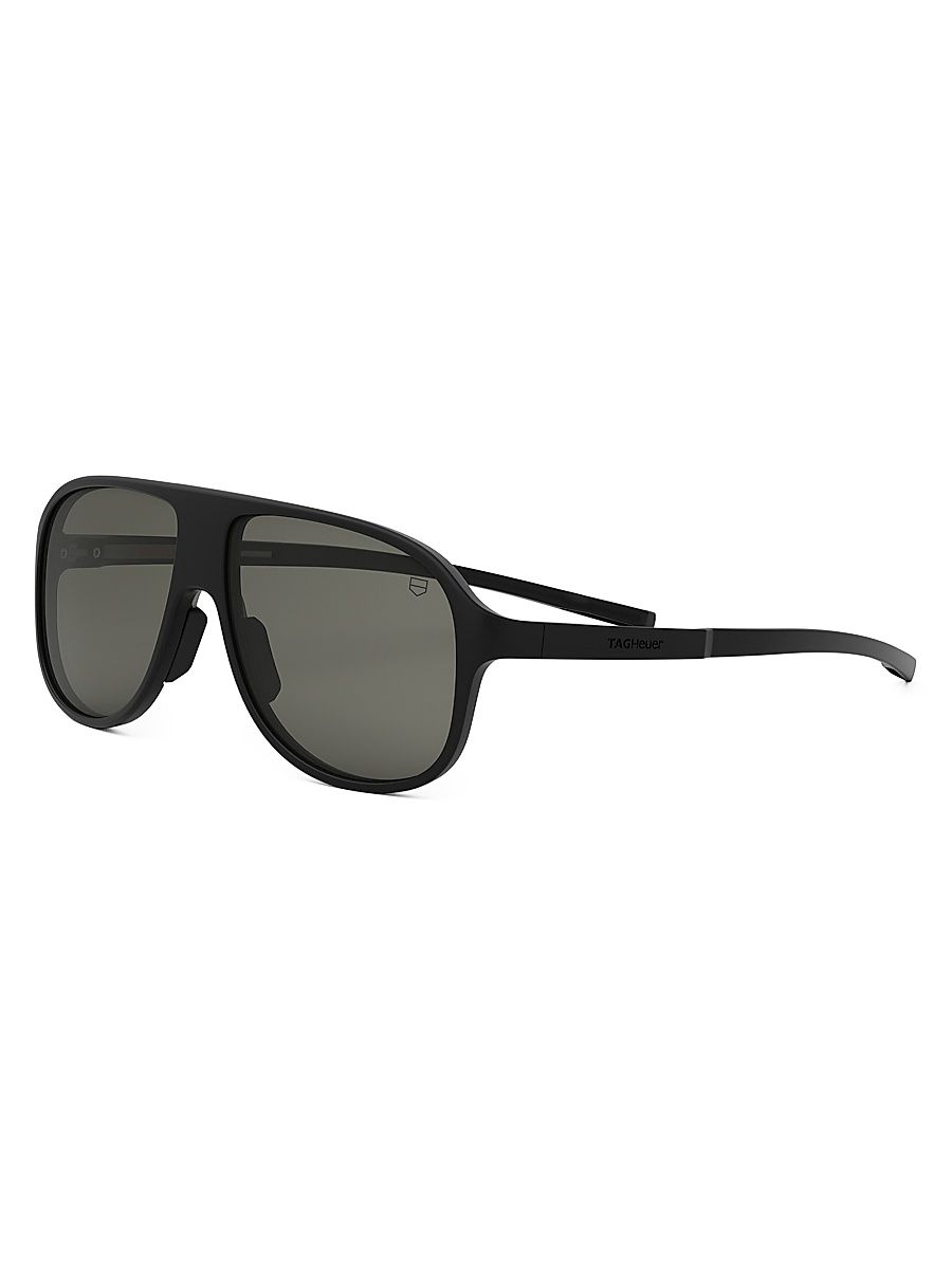 Men's Bolide 57MM Pilot Sunglasses - Black Grey