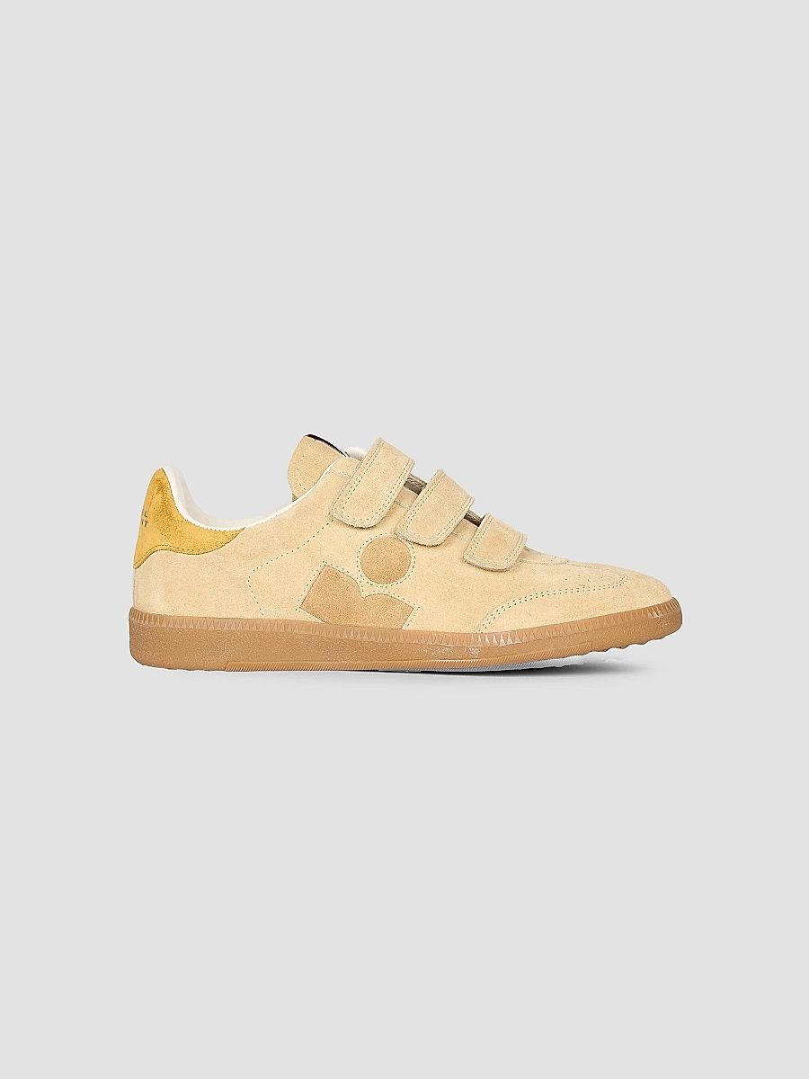 Isabel Marant Women's Beth Suede Low-Top Sneakers - Multi Beige - Size 12