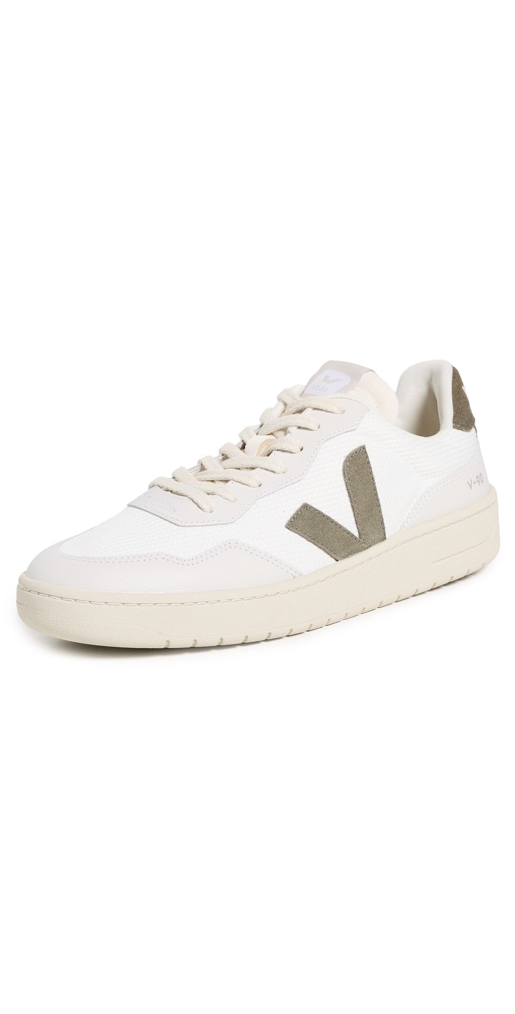 Veja V-90 B-Mesh Sneakers White/Khaki 42