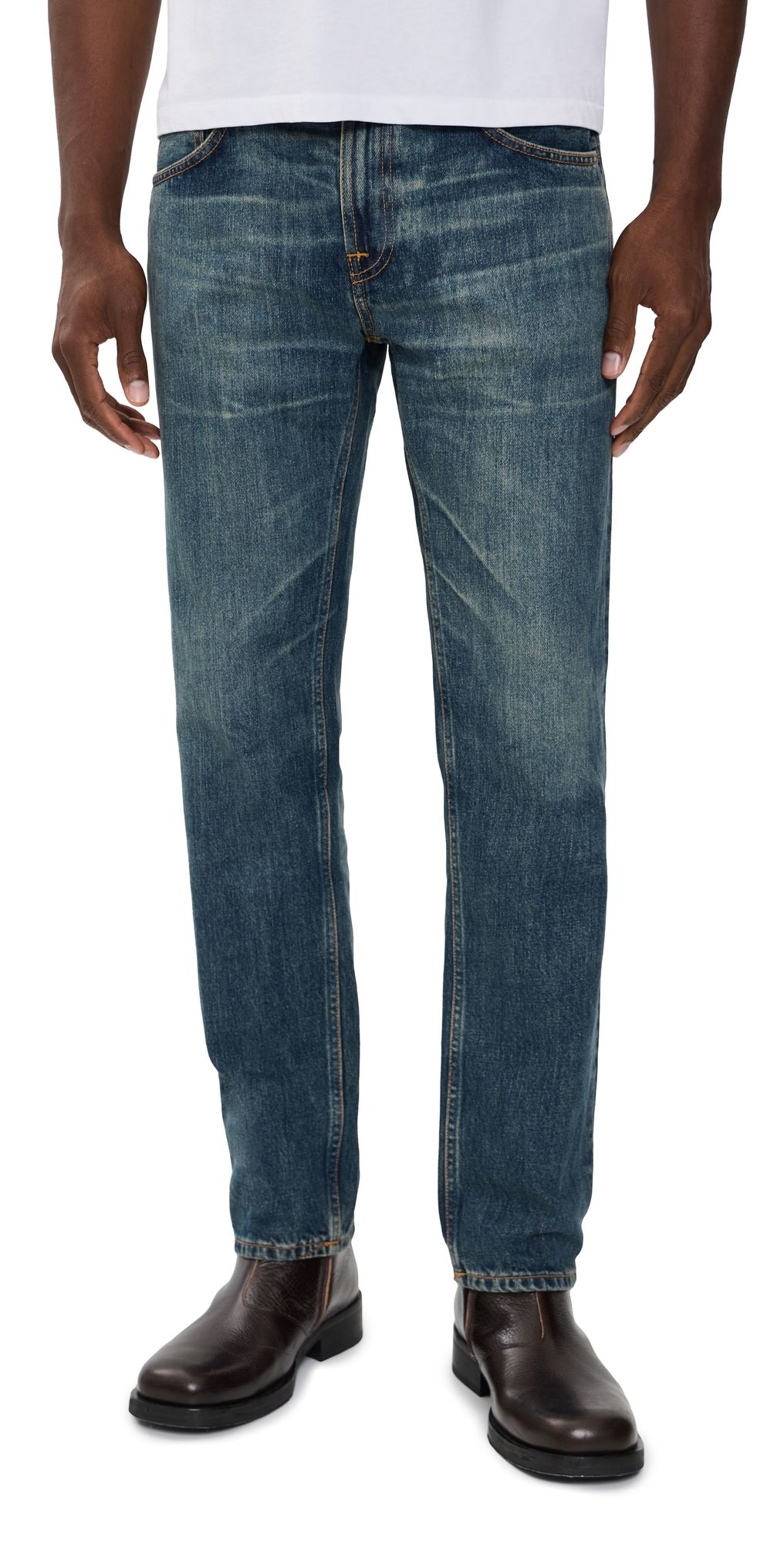 Nudie Jeans Gritty Jackson Straight Jeans Thriller Tracks 32