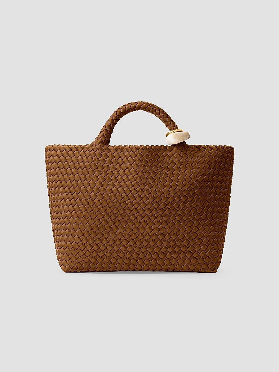 Women's St. Barths Medium Beads Tote Bag - Teak