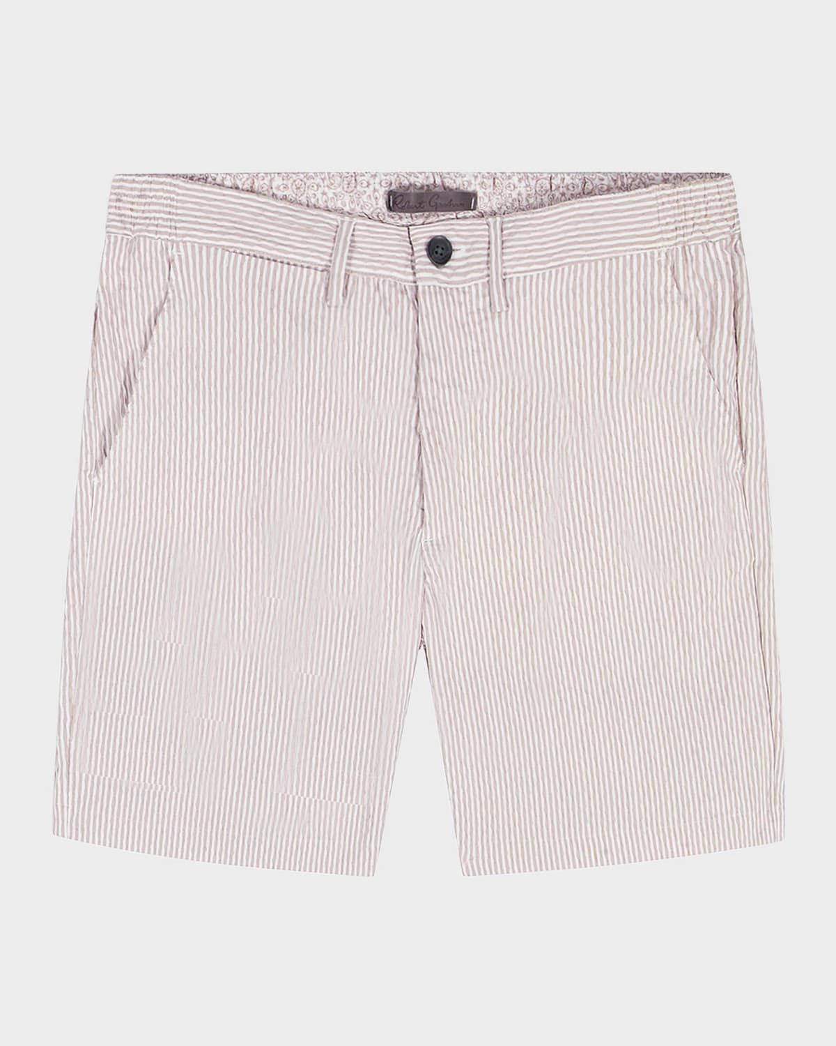 Men & apos;s Fornillo Coupe Jacquard Seersucker Shorts