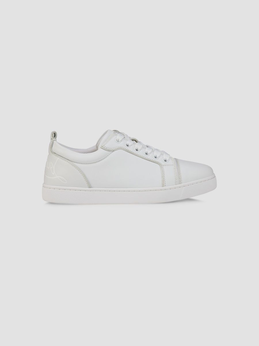 Christian Louboutin Women's Fun Louise Junior Sneakers - White - Size 10.5