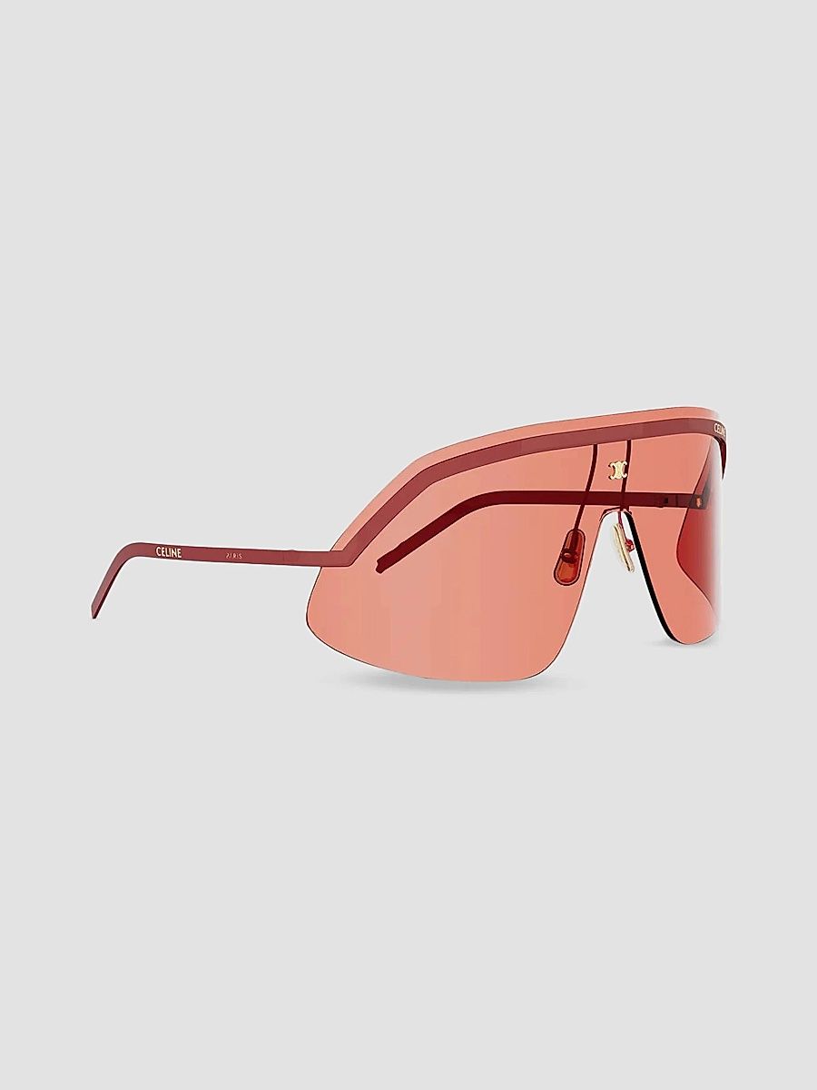 CELINE Women's Défilé Morning Shade Shield Sunglasses - Red