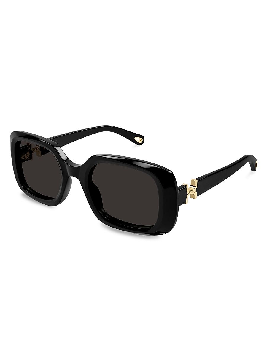 Women's Marcie 53MM Square Sunglasses - Black