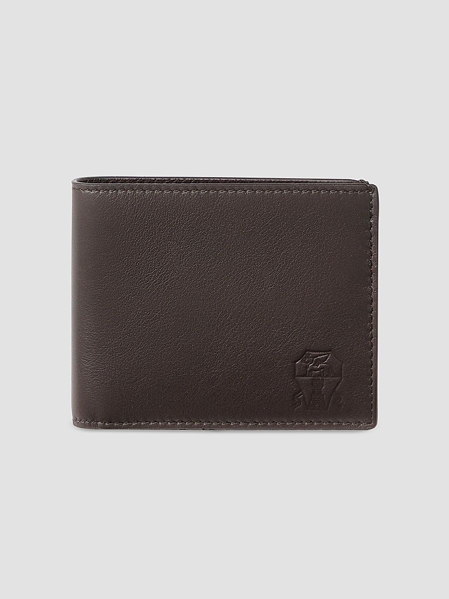Men's Smooth Calfskin Wallet - Brown