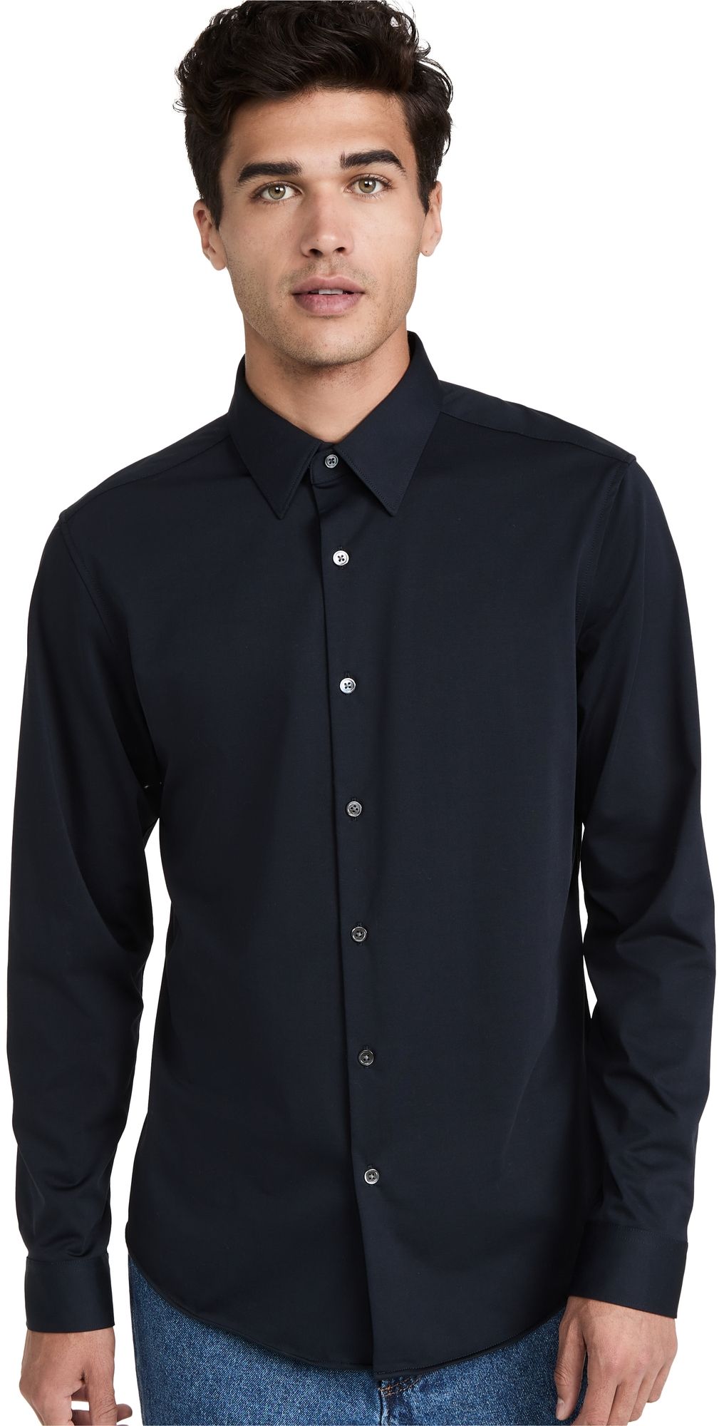 Theory Sylvain Structured Shirt Eclipse M
