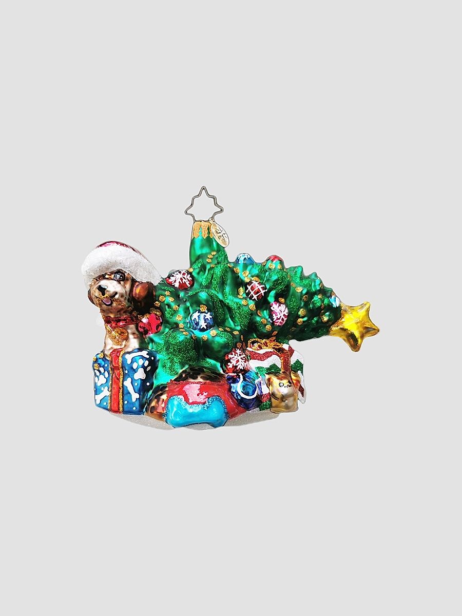 Happy Howlidays Glass Ornament