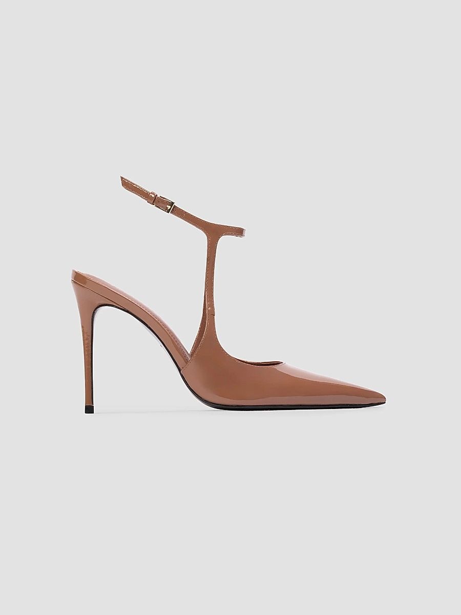 Women's Runa 100MM Pumps - Mousse Patent Leather - Size 12