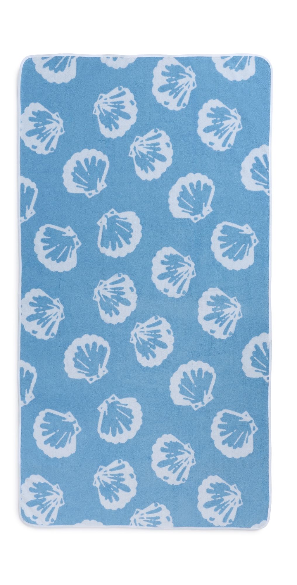 Weezie Beach Towel Blue Shell One Size