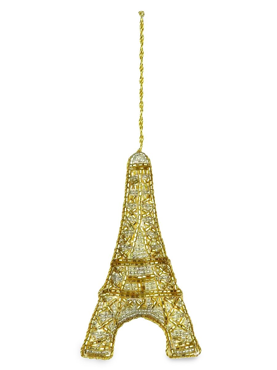 Eiffel Tower Beaded Ornament