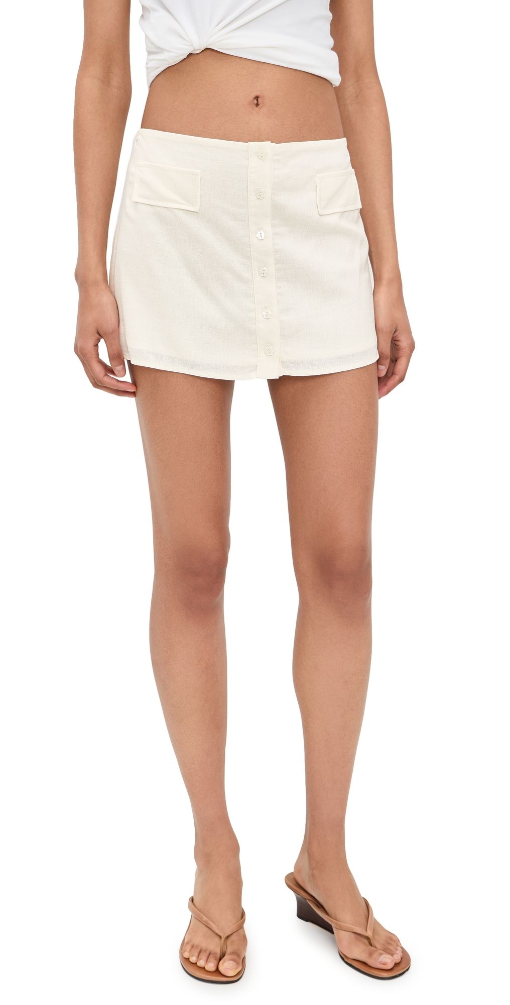 Bella Venice The Gracie Skirt White XL