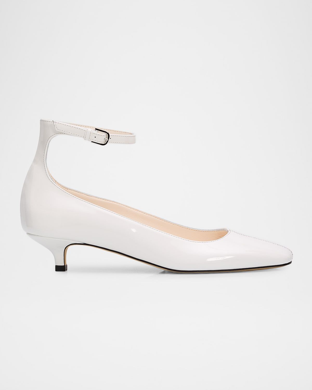 Patent Leather Anklet Pumps