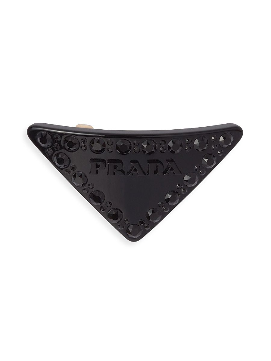 Women's Plexiglass Hair Clip - Black