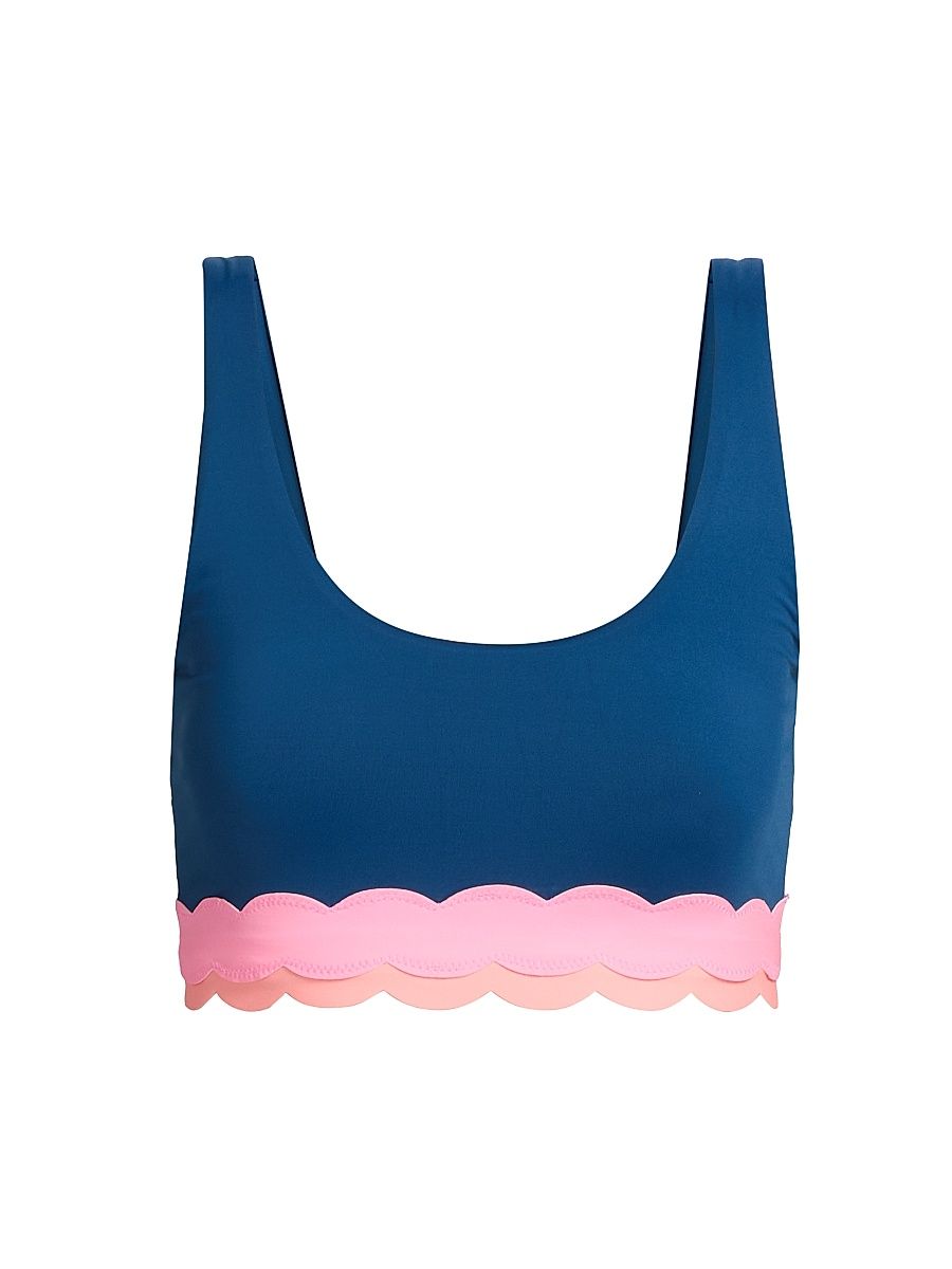 Women's Marin Colorblocked Bikini Top - Seashell Isle Colorblock - Size XS
