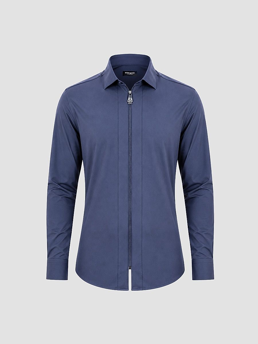 Men's Fibzip Marthyr Shirt - Blue - Size XXXXL