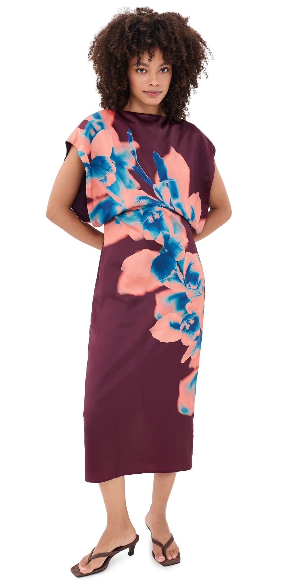 MISA Lenny Dress Cerulean Orchid XXS