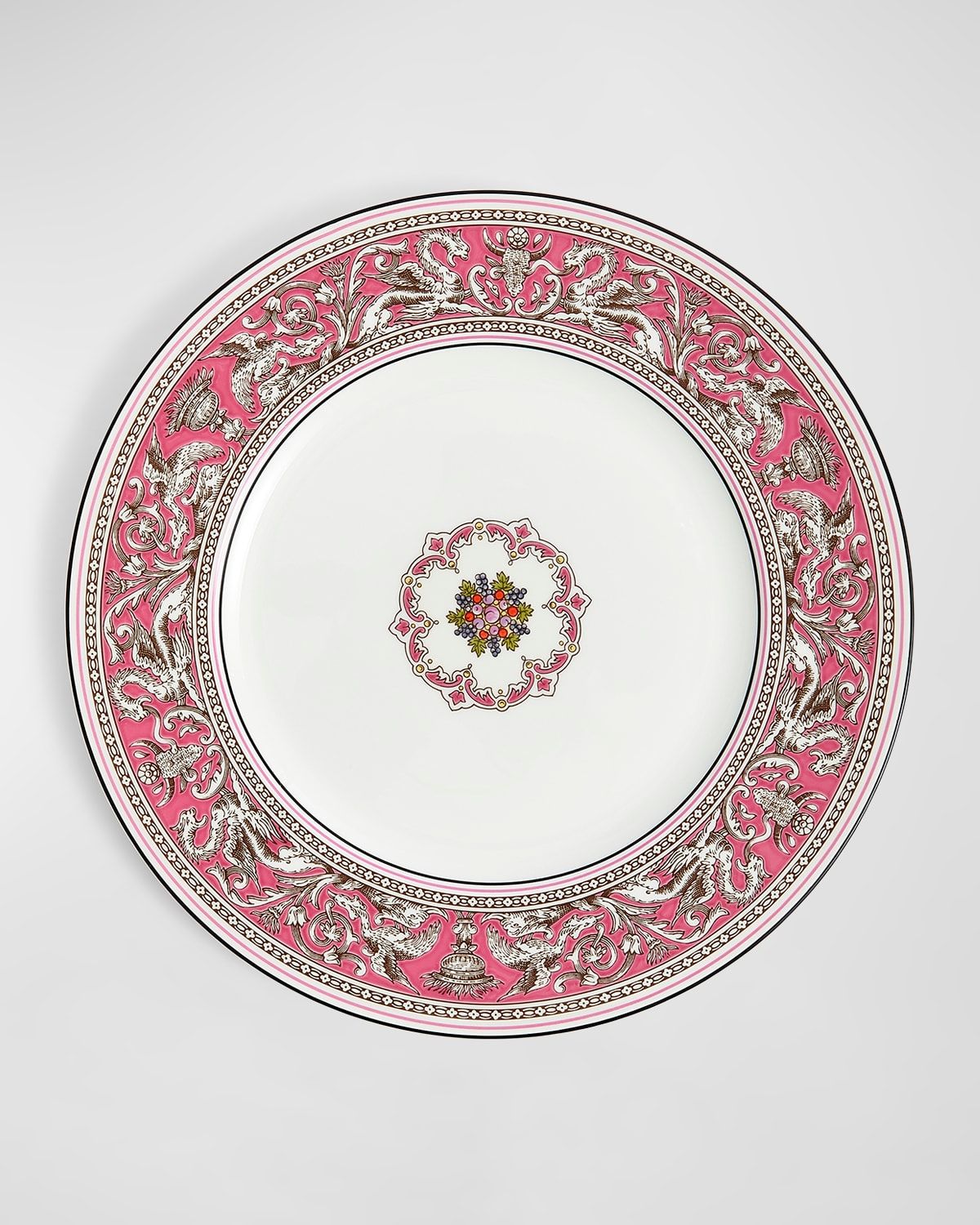 Florentine Fuchsia Plate, 10.8"