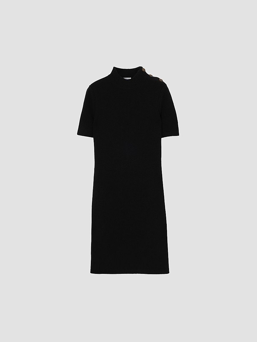 Women's Cassidy Cashmere Mini Dress - Black - Size XXS