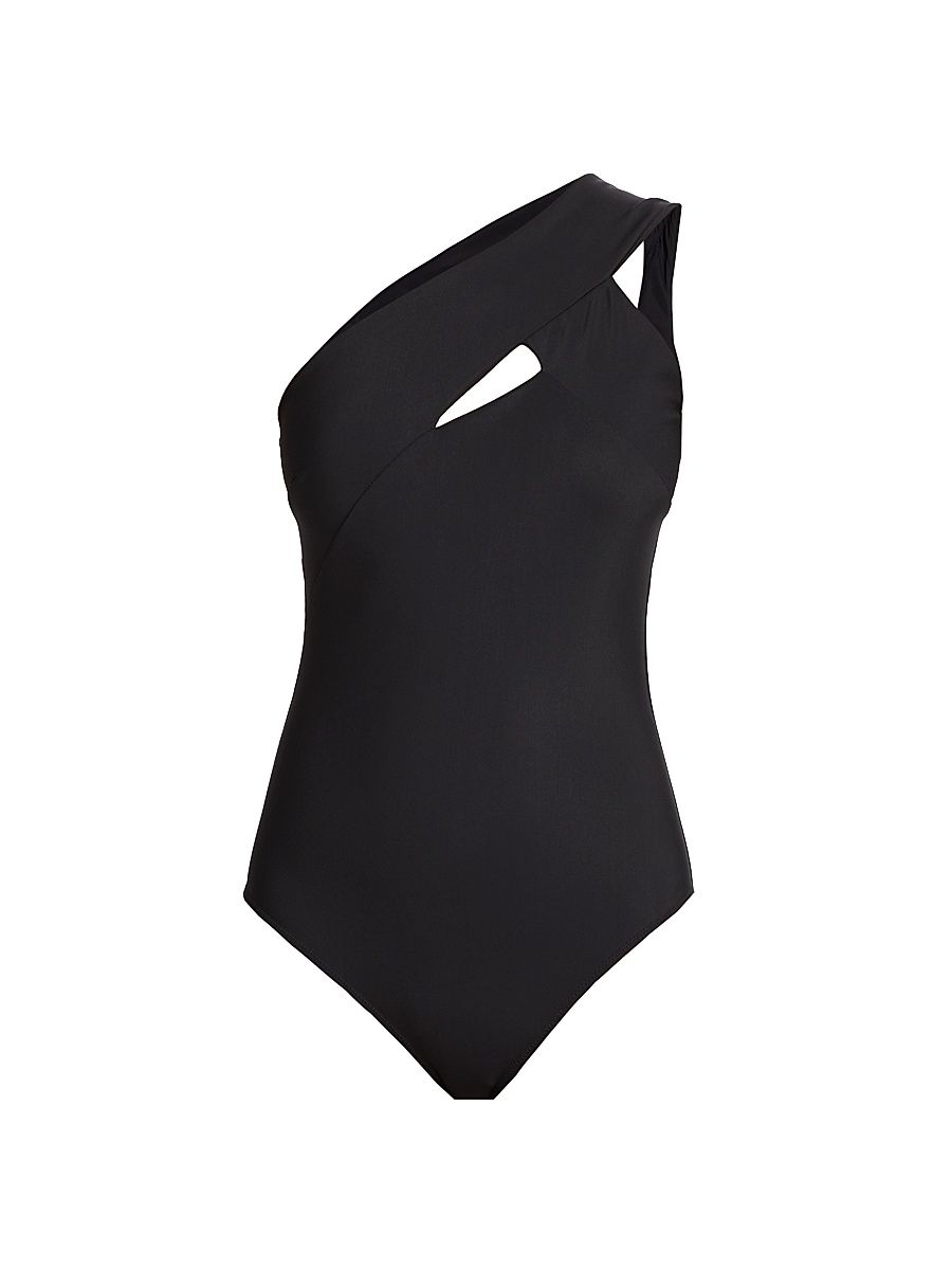 Women's Conception Cut-Out One-Piece Swimsuit - Black - Size 4