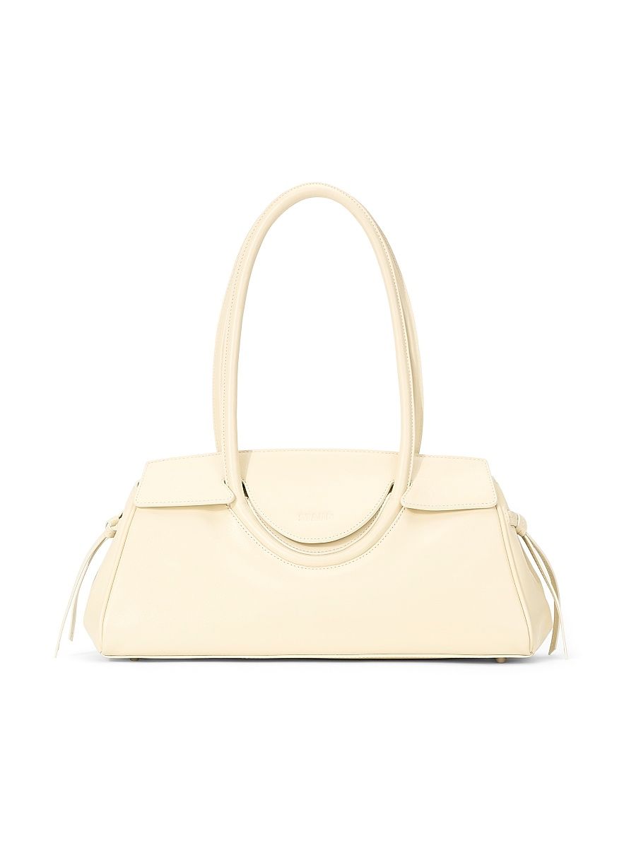 Women's Maude Leather Shoulder Bag - Cream