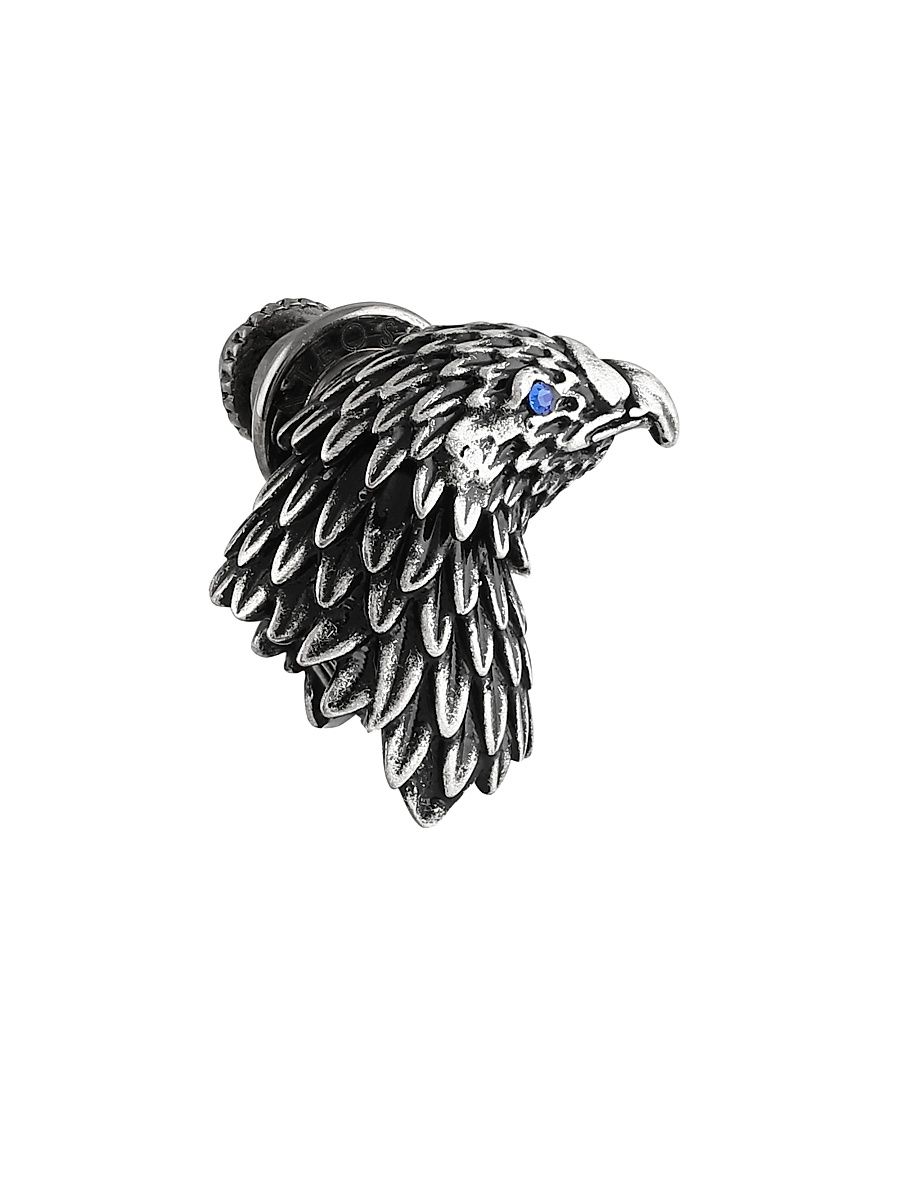 Men's Rhodium-Plated Eagle Pin - Rhodium
