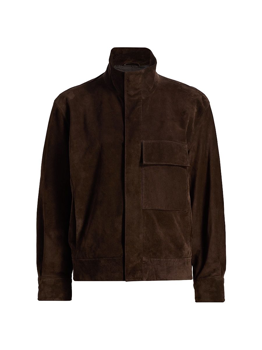 Women's Cirque Suede Jacket - Chocolate Brown - Size Large