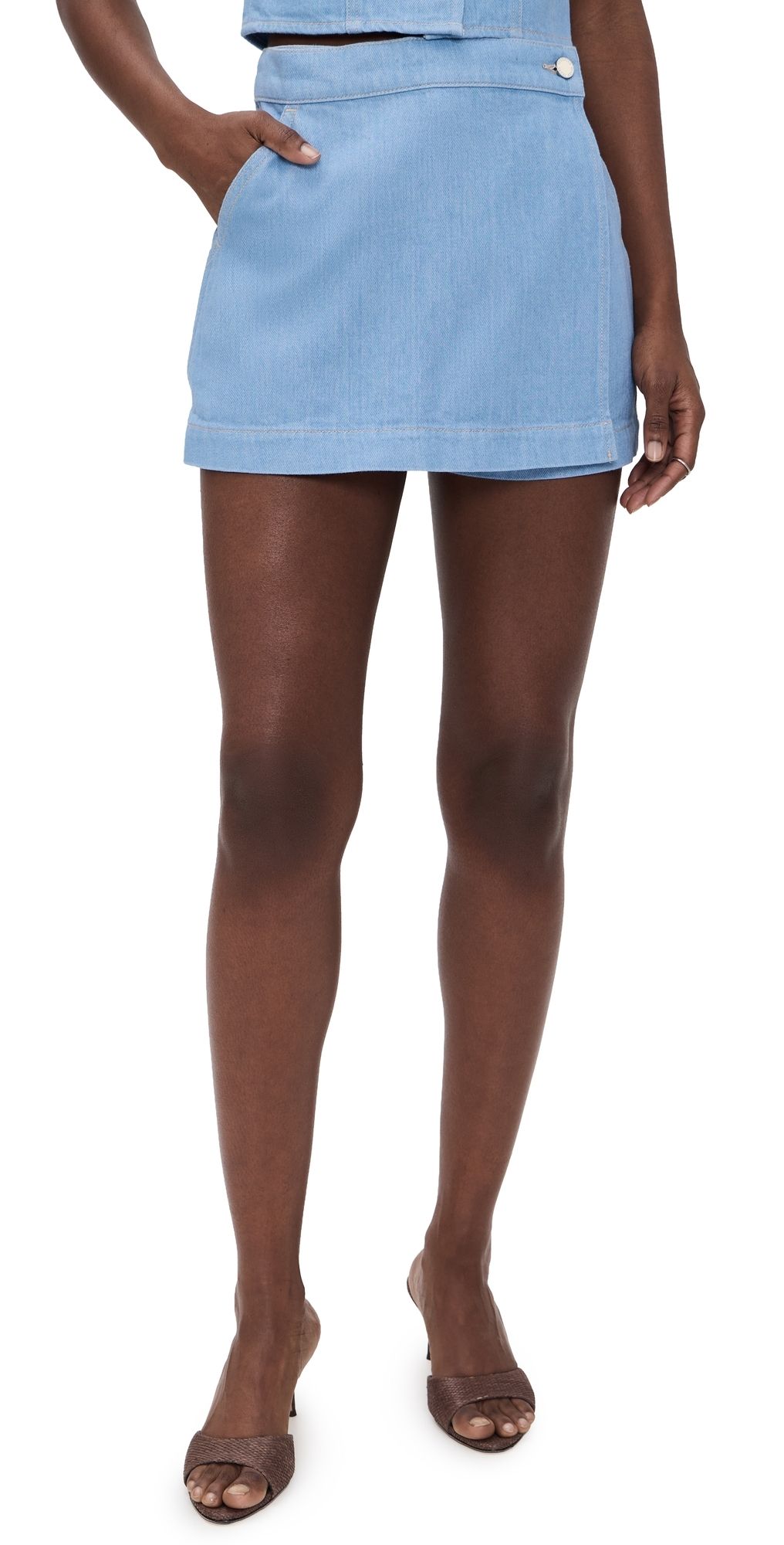 Veronica Beard Jean Phineas Skort Bayside 0